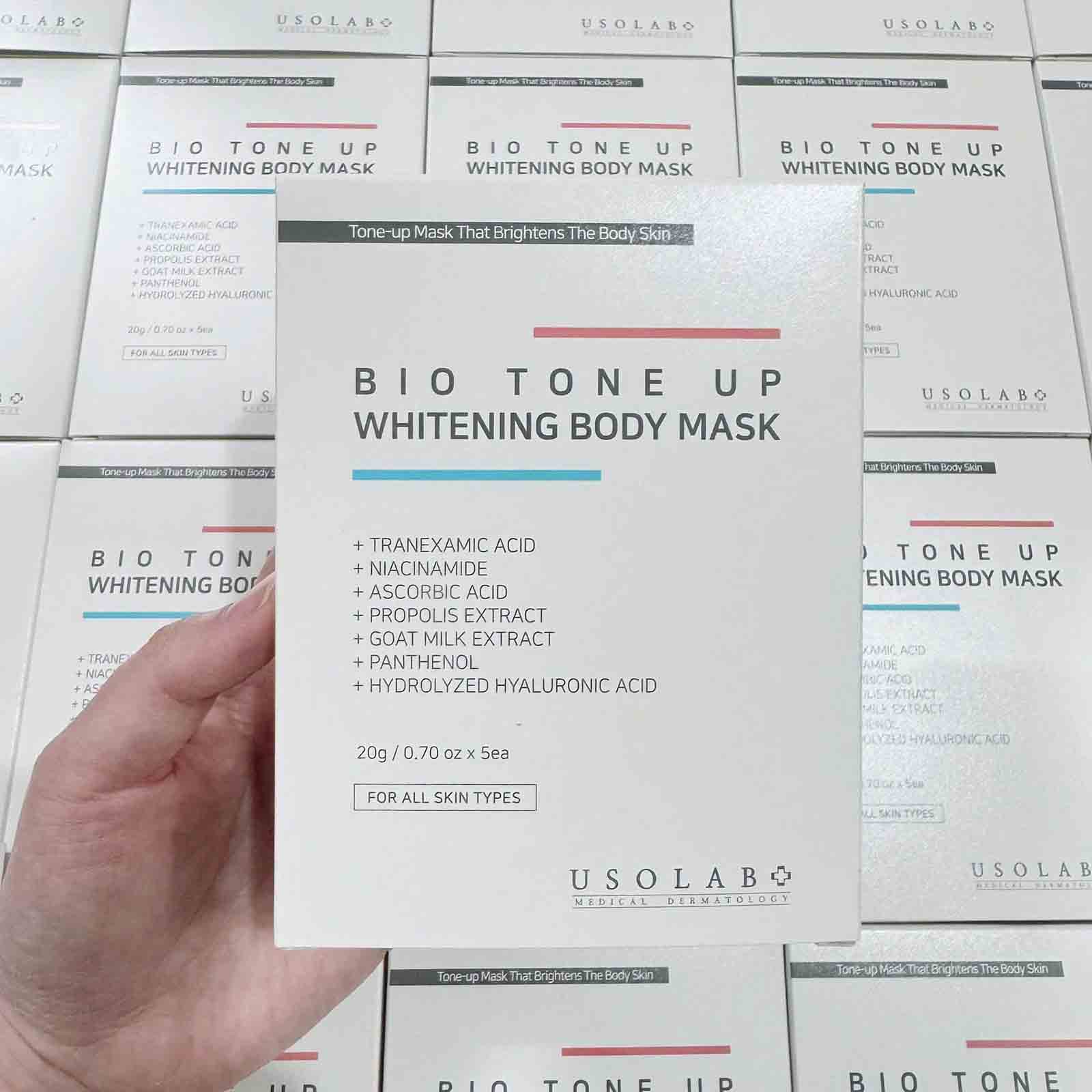 bio tone up whitening body mask