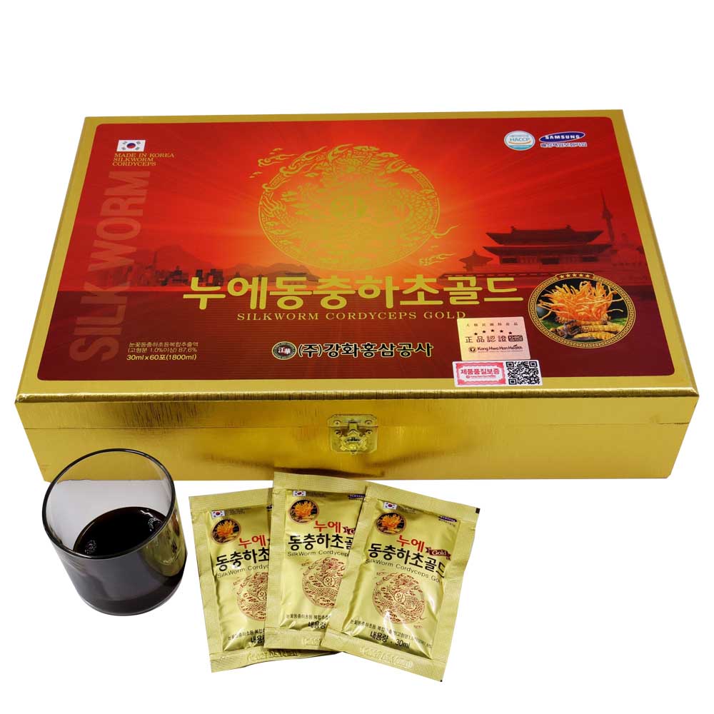 đông trùng hạ thảo Kanghwa Silkworm Cordyceps Gold
