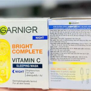 garnier bright complete vitamin c sleeping mask