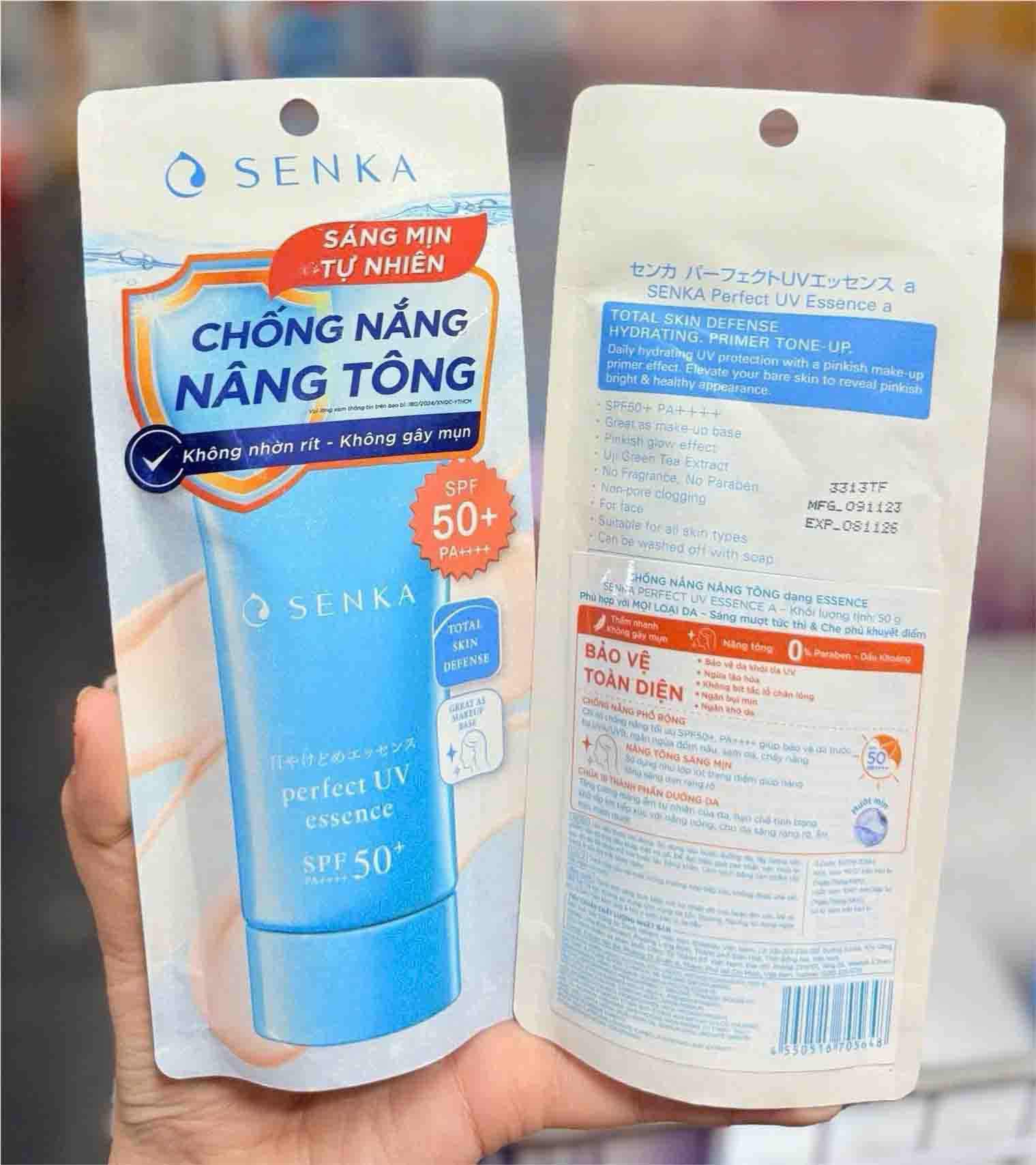 kem chống nắng perfect uv essence