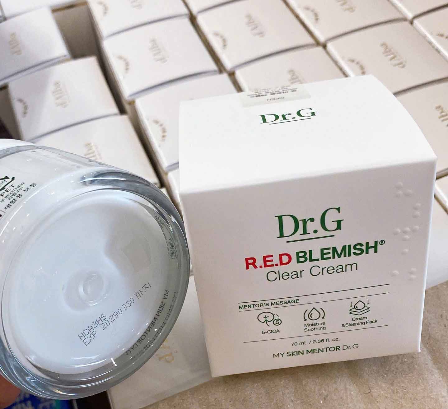 kem dưỡng dr g red blemish