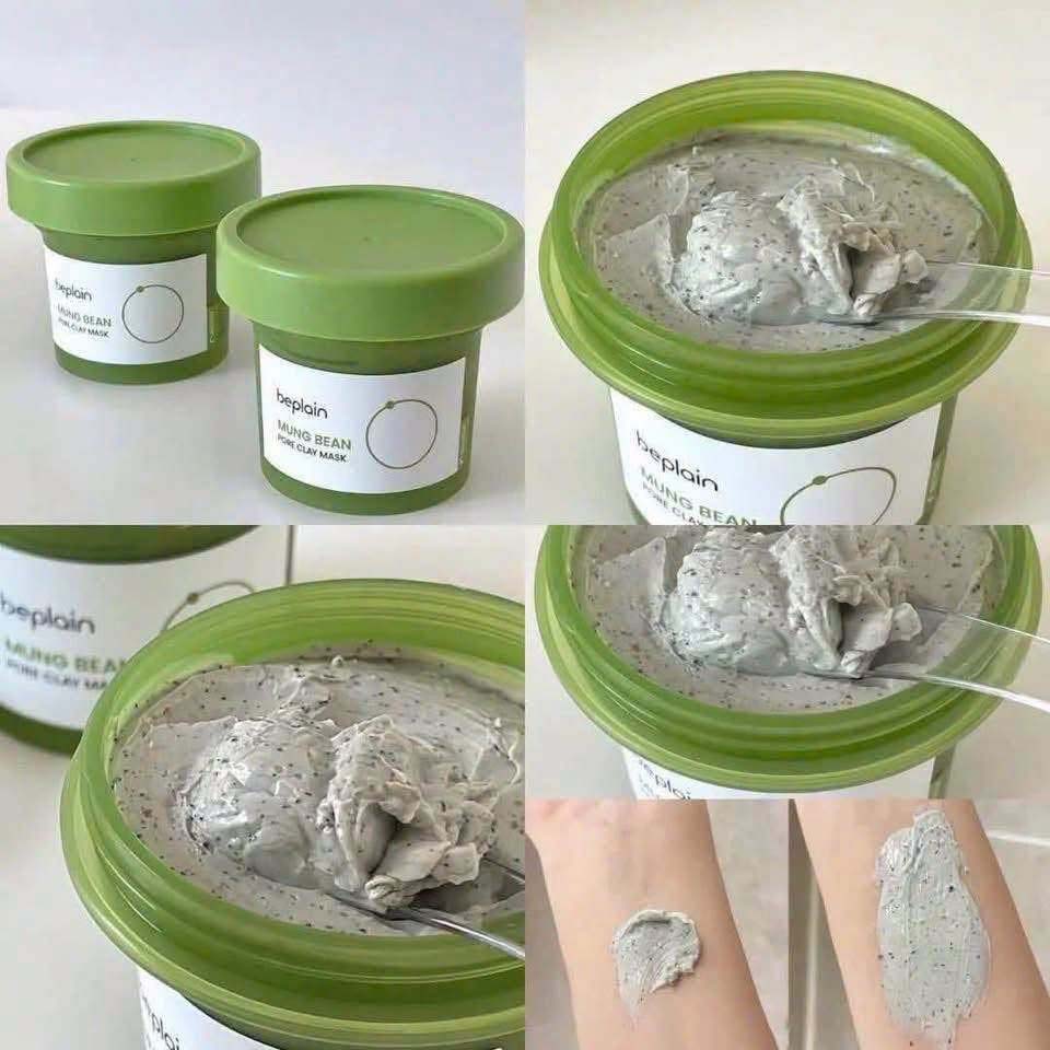 mặt nạ đất sét beplain đậu xanh
