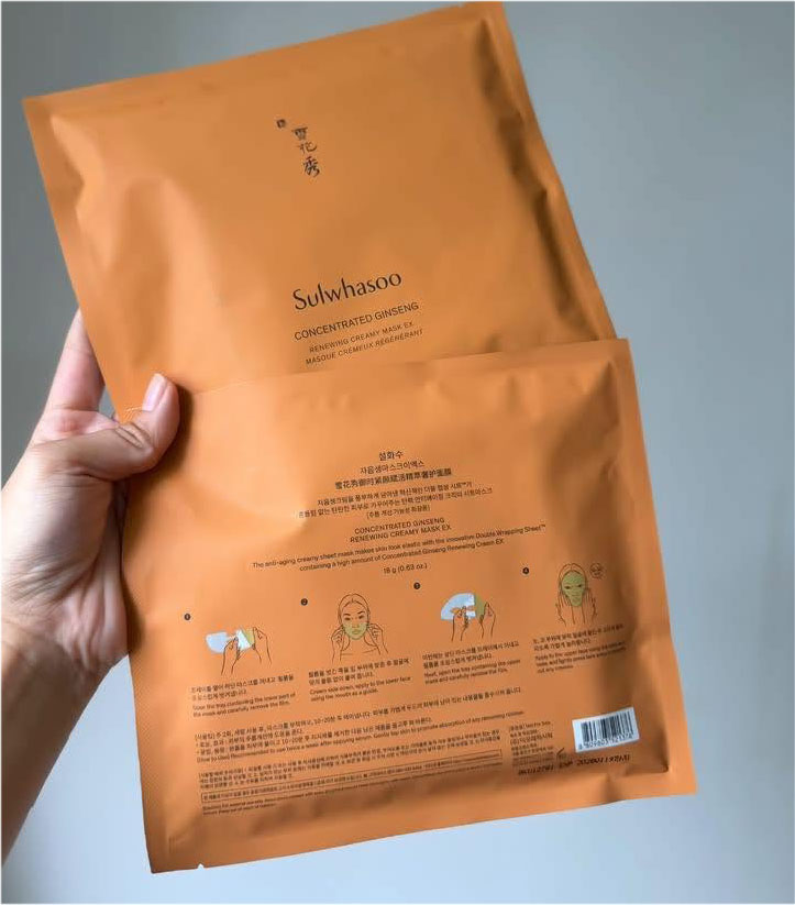 mặt nạ nhân sâm sulwhasoo