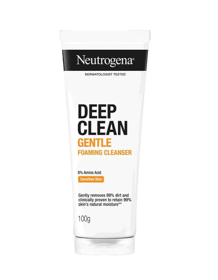 neutrogena deep clean gentle foaming cleanser