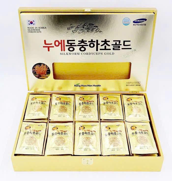 nước đông trùng hạ thảo kanghwa silkworm cordyceps gold