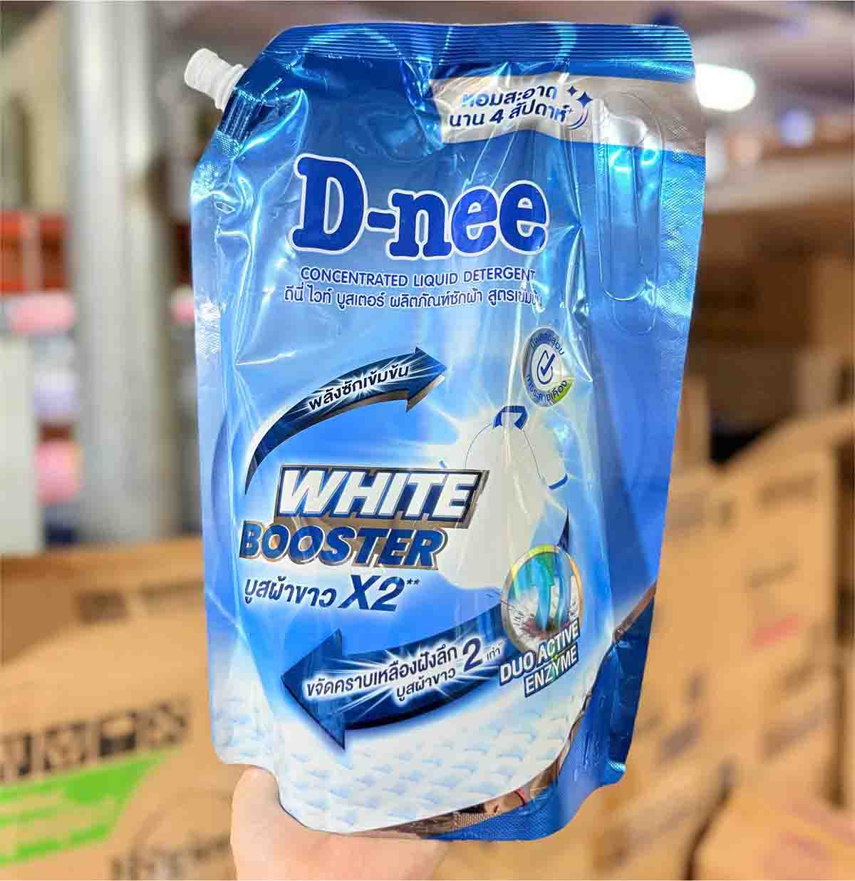 nước giặt dnee túi quần áo trắng