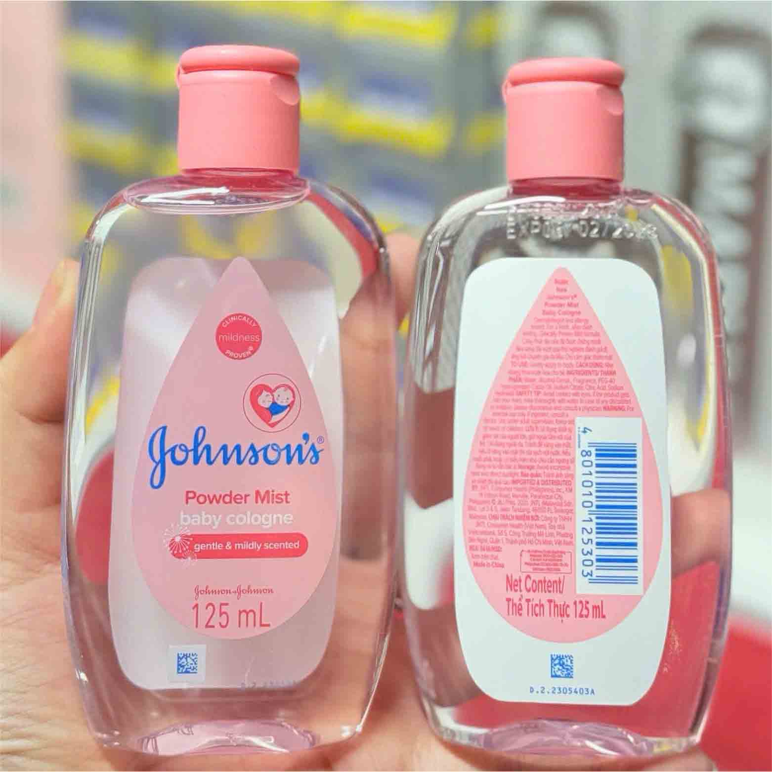 nước hoa cho bé johnson hồng