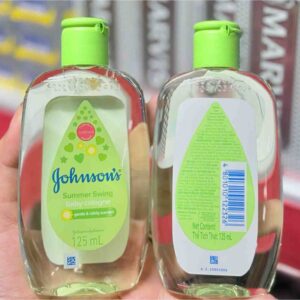 nước hoa trẻ em johnson xanh lá
