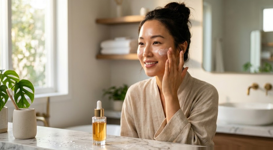 Serum Pretty Skin Melas Plus có dùng được cho da mụn và nền da nhạy cảm không?