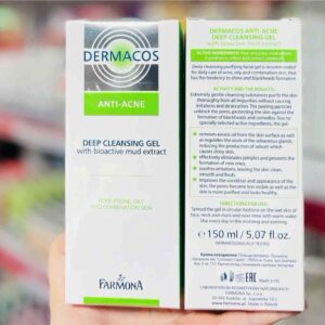 sữa rửa mặt dermacos cho da dầu mụn