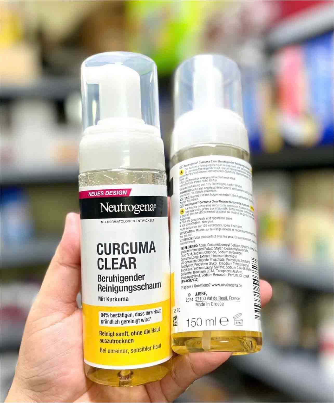 sữa rửa mặt nghệ neutrogena