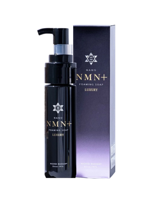 sữa rửa mặt nichiei bussan nano nmn+ foaming soap luxury