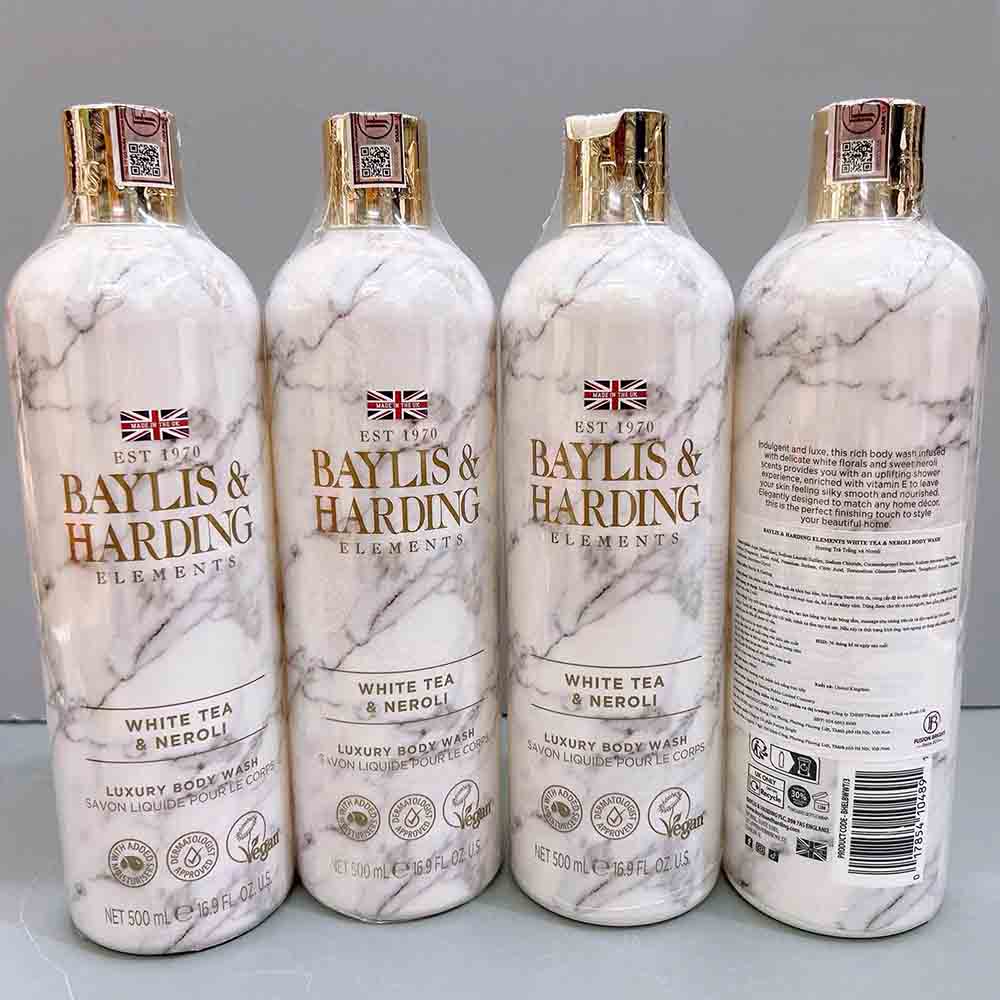 sữa tắm Baylis & Harding white tea