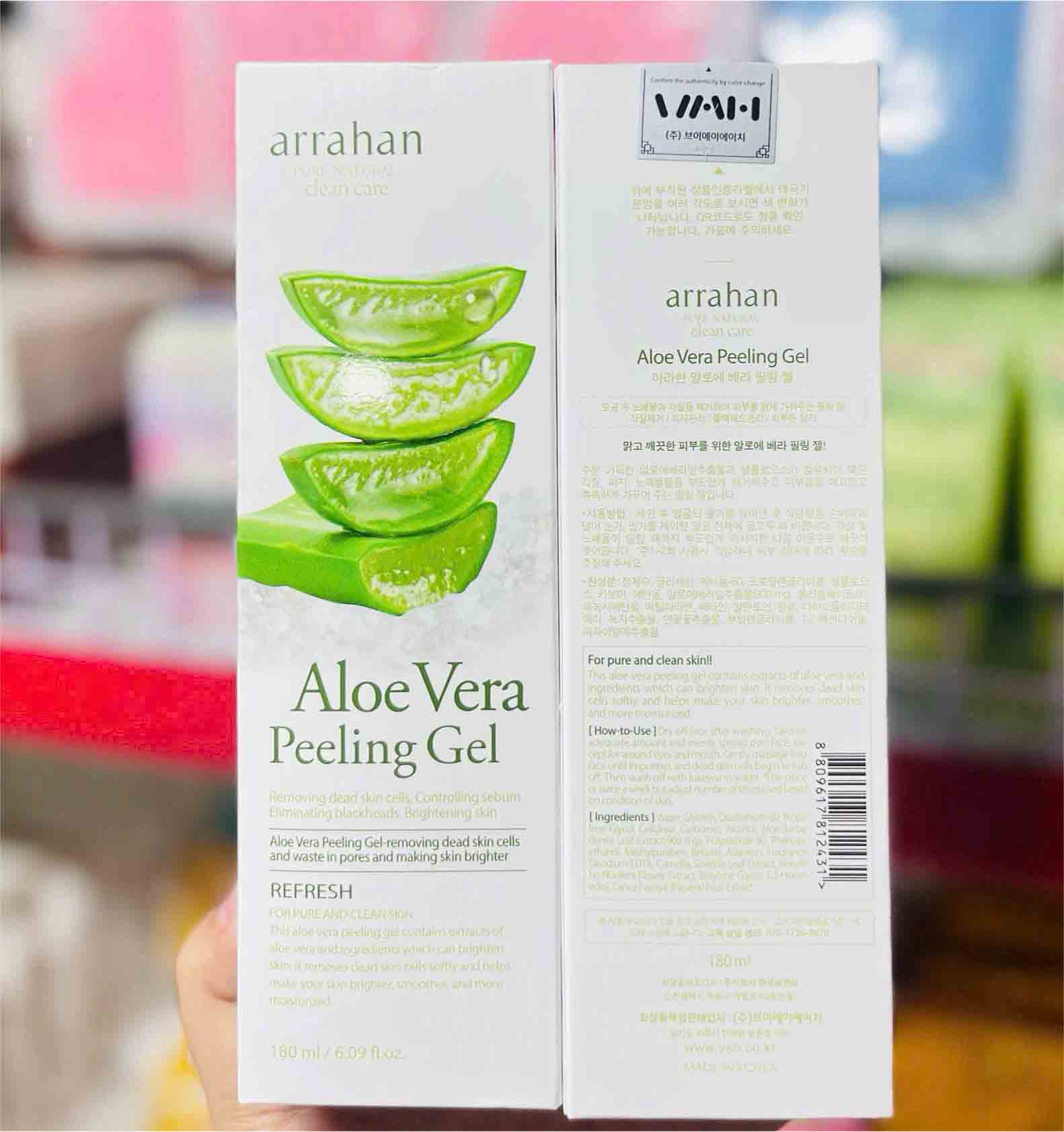 tẩy da chết arrahan nha đam