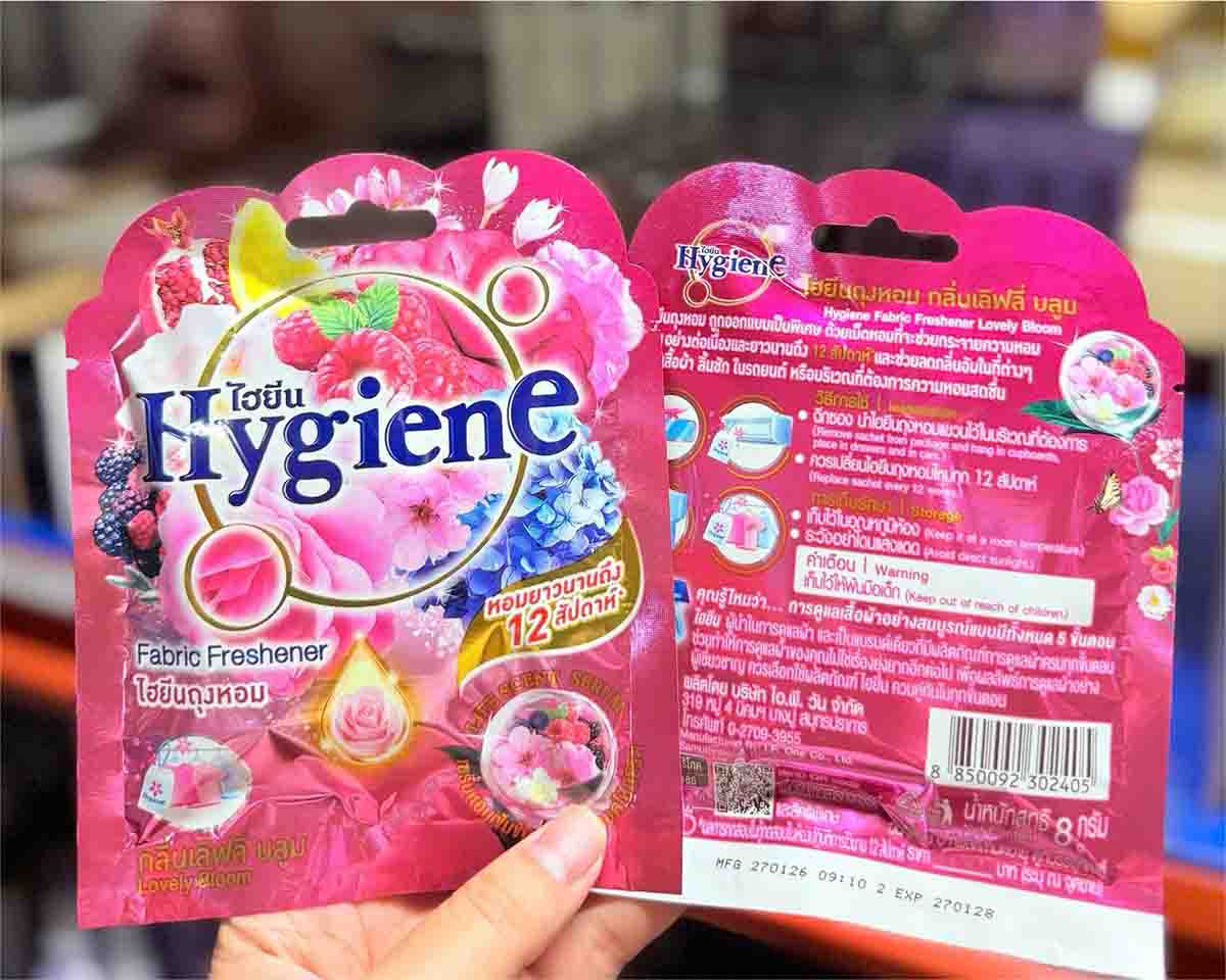 túi thơm hygiene hồng