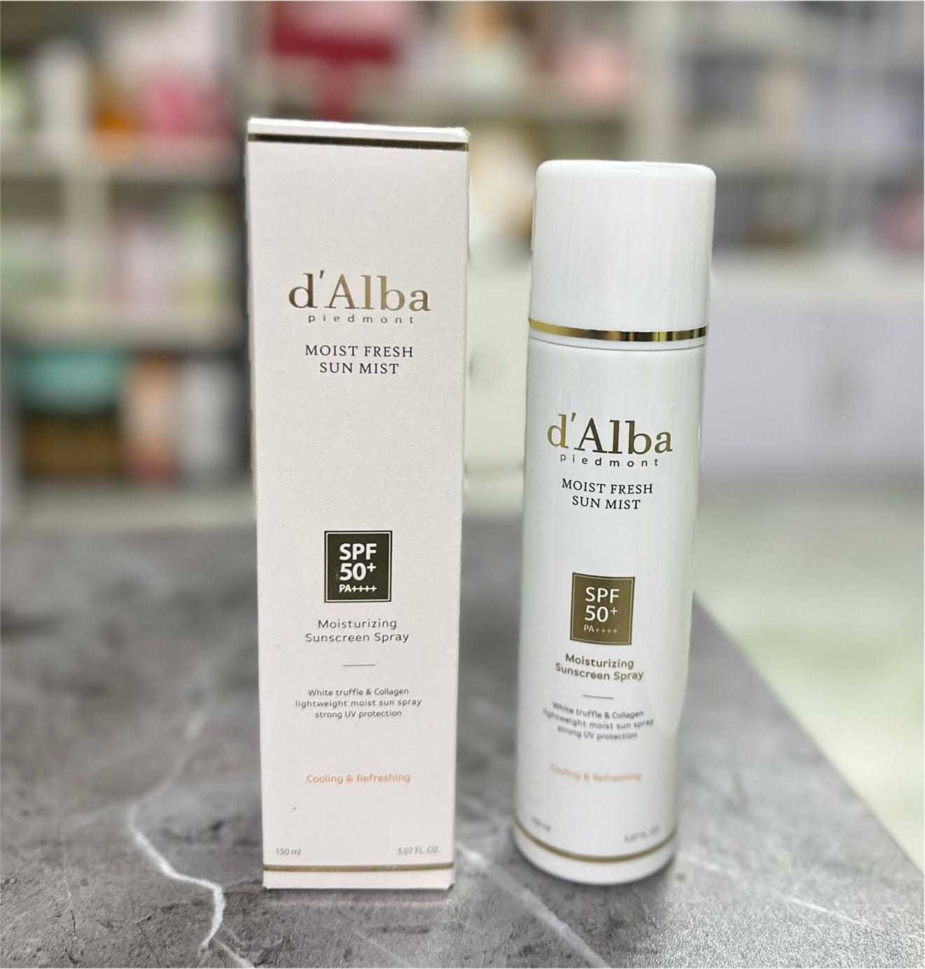 xịt chống nắng d alba