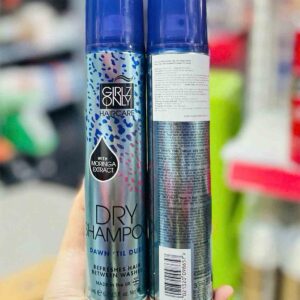 Dầu gội khô Girlz Only Dry Shampoo Dusk Til Dawn – màu xanh