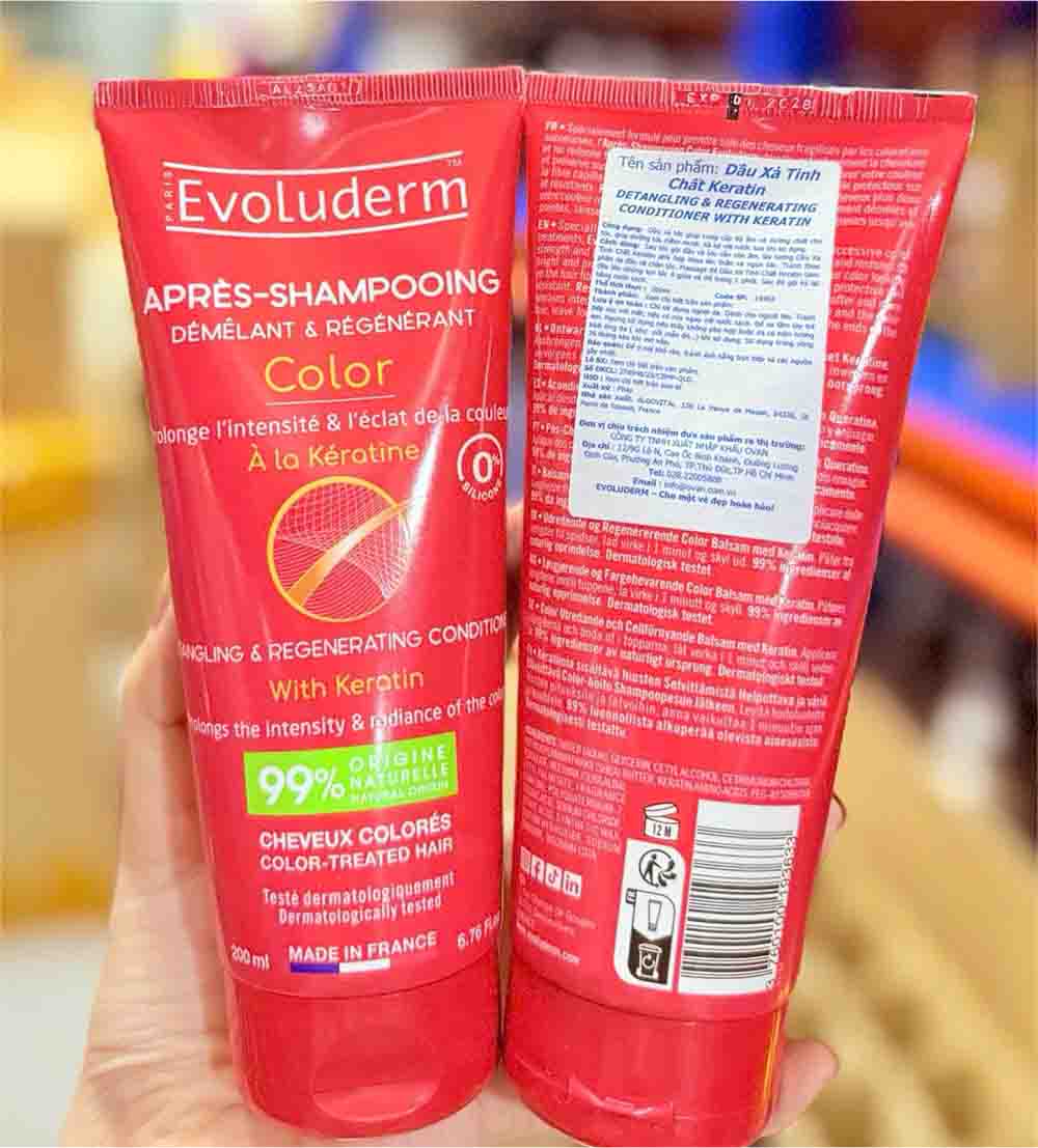 Dầu xả Evoluderm Color màu đỏ