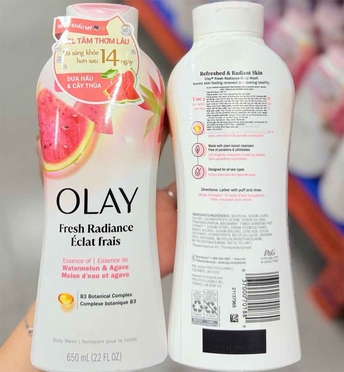 Dòng sữa tắm Olay Fresh Outlast