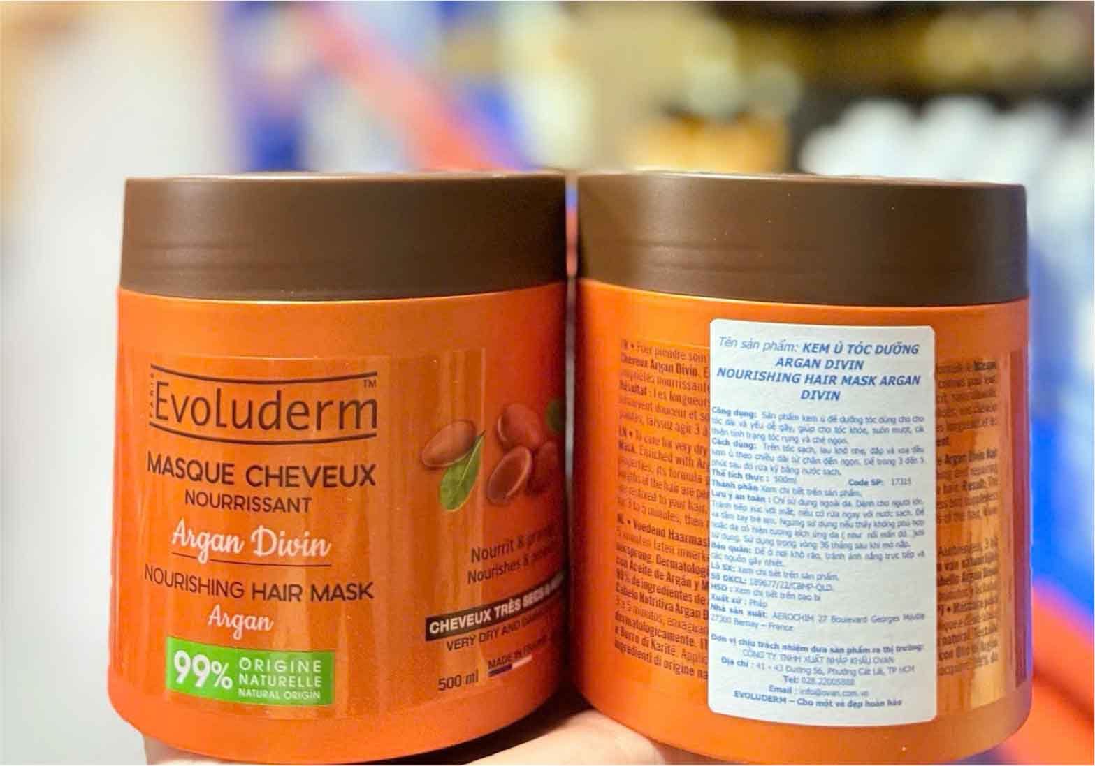 Evoluderm Nourishing Hair Mask Argan