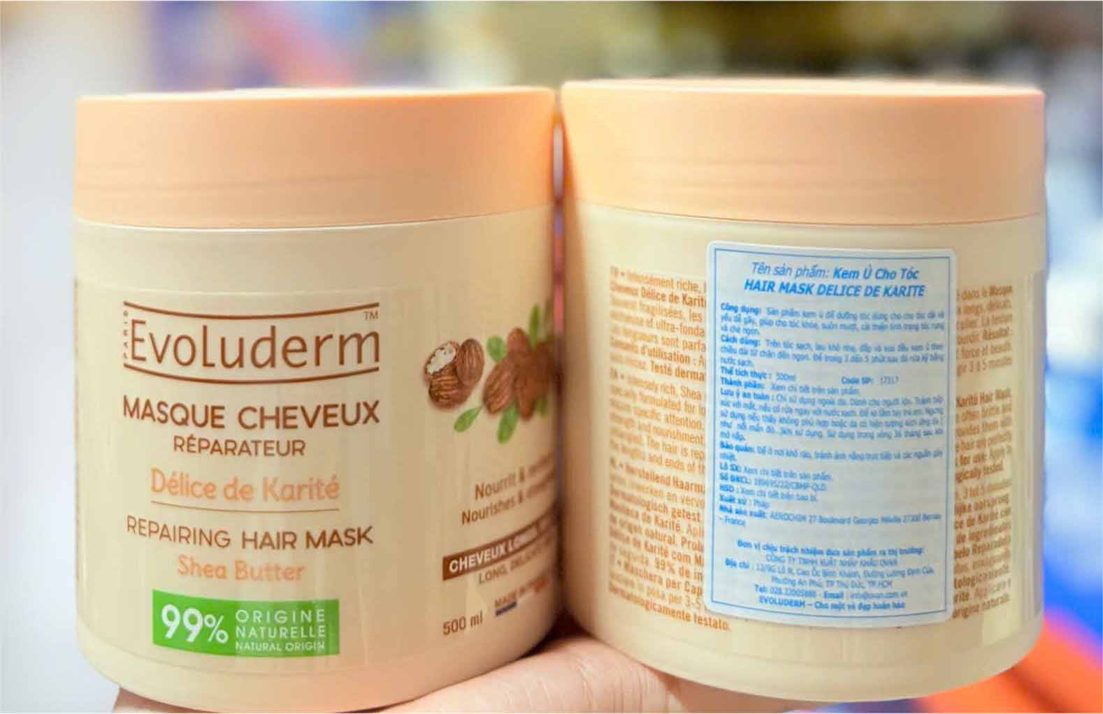 Evoluderm Repairing Hair Mask Shea Butter