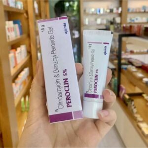 Gel hỗ trợ giảm mụn Clindamycin Benzoyl Peroxide Gel Peroclin 5