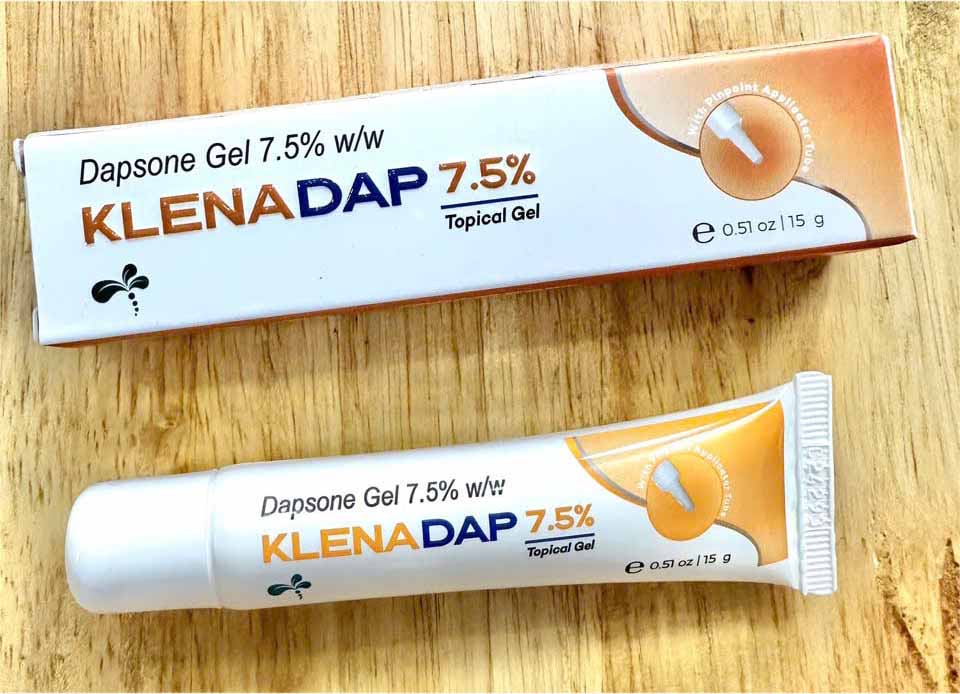 Gel hỗ trợ giảm mun Klenadap Dapsone Gel 75