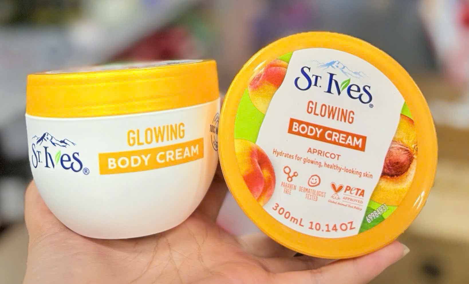Glowing Body Cream với Apricot Extract
