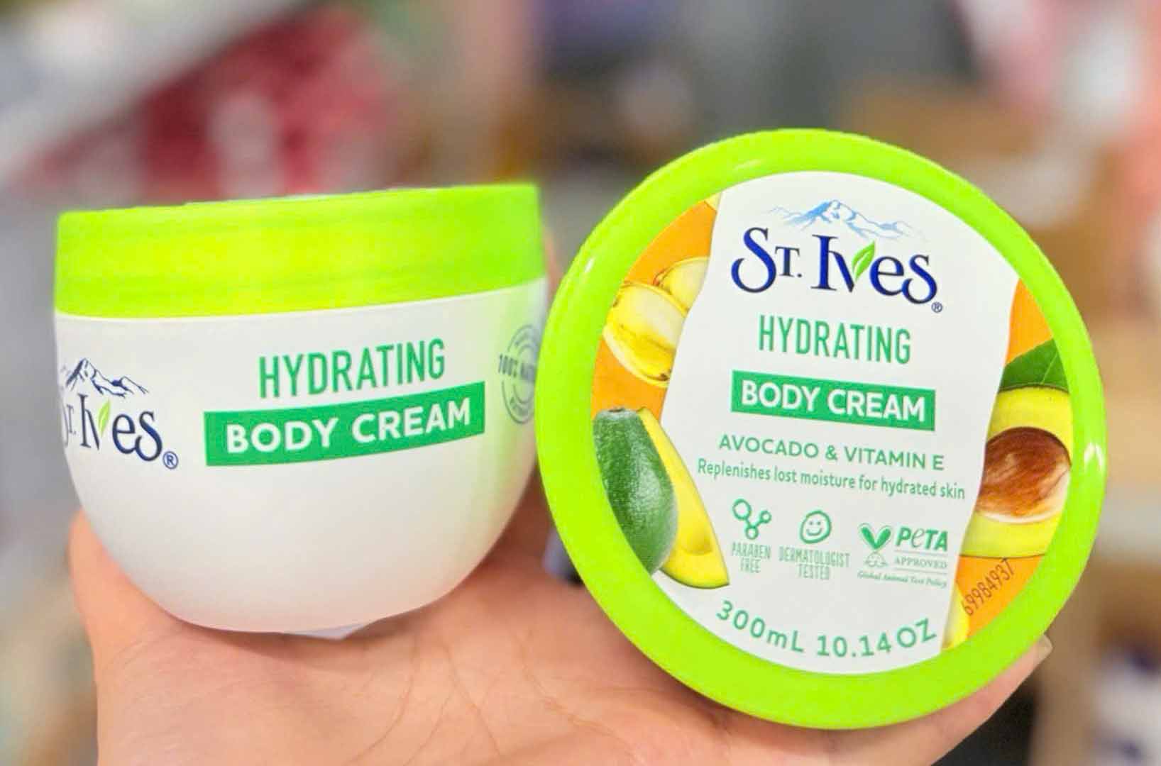 Hydrating Body Cream với Avocado & Vitamin E