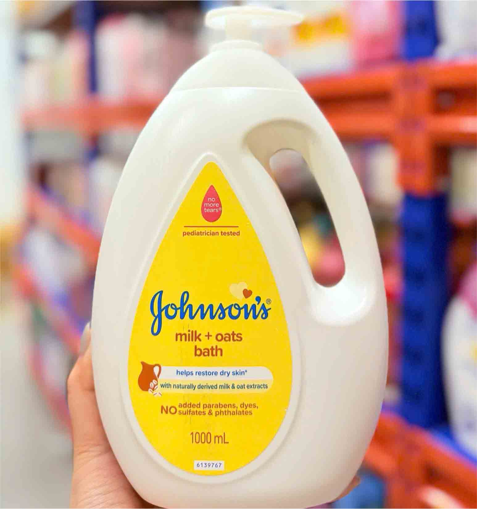 Johnson sữa tắm yến mạch (Milk + Oats)