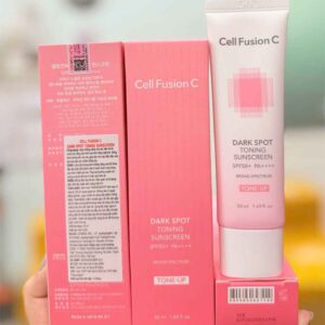 Kem chống nắng Cell Fusion C tone up màu hồng