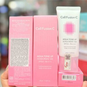 Kem chống nắng Cell Fusion C tone up màu hồng 35ml
