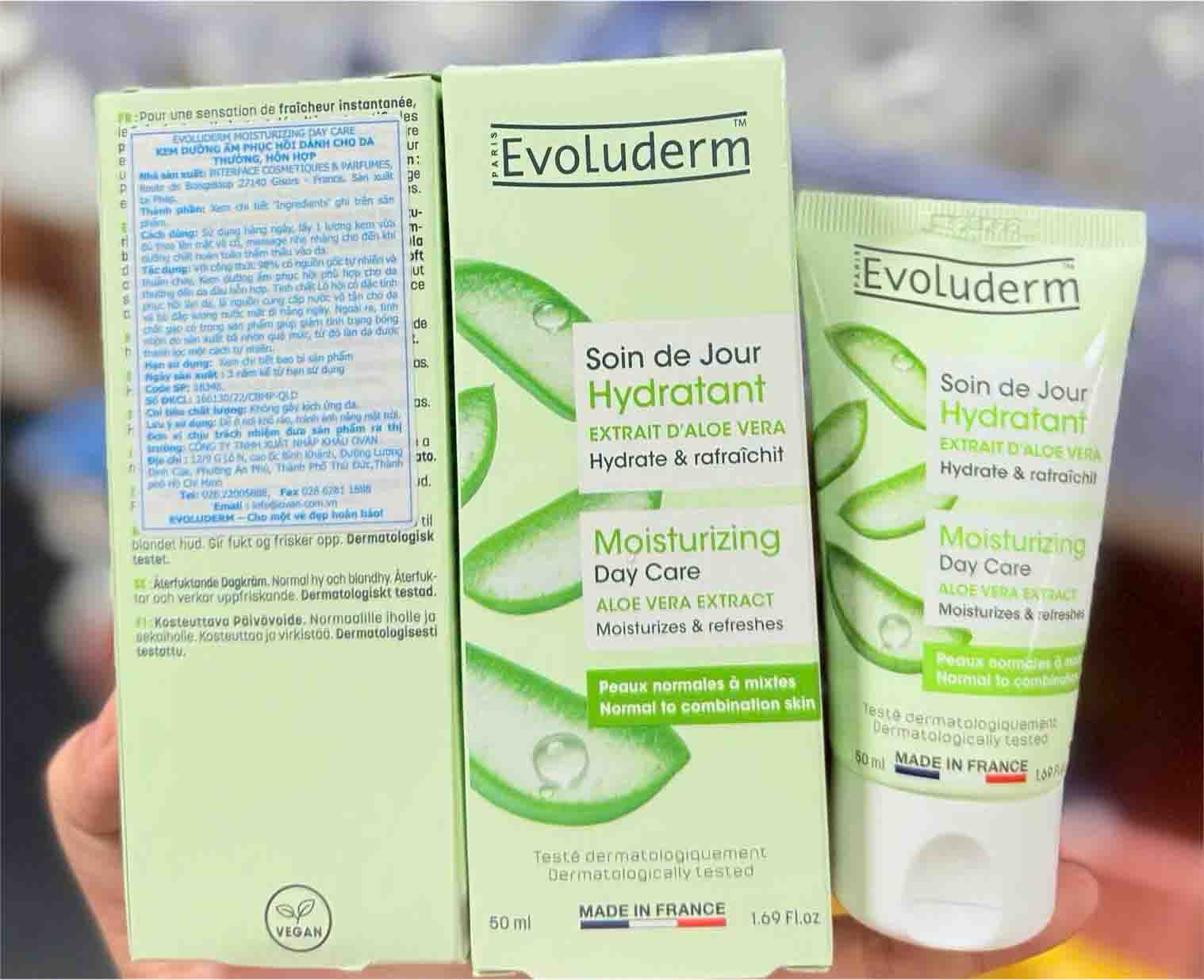 Kem dưỡng ẩm ban ngày Evoluderm Moisturizing Day Care