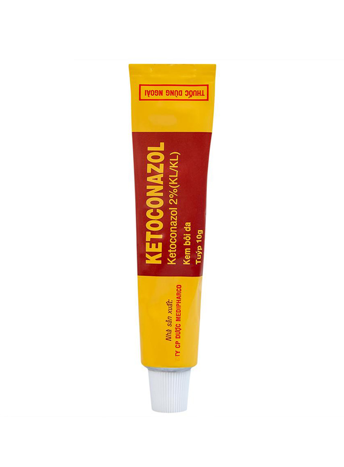 Kem hỗ trợ giảm nấm da Ketoconazol 2% Medipharco 10g