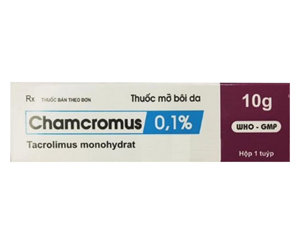 Kem mỡ bôi da hỗ trợ giảm viêm da Chamcromus