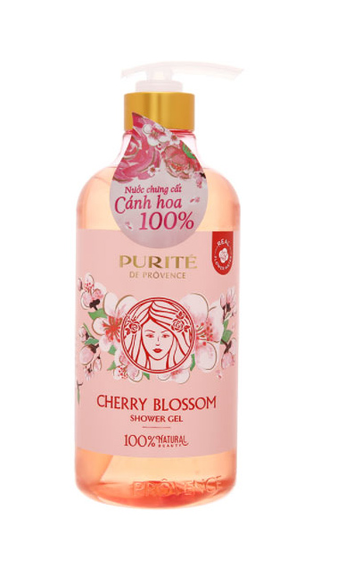 Sữa tắm Purite hoa anh đào 850ml Cherry Blossom
