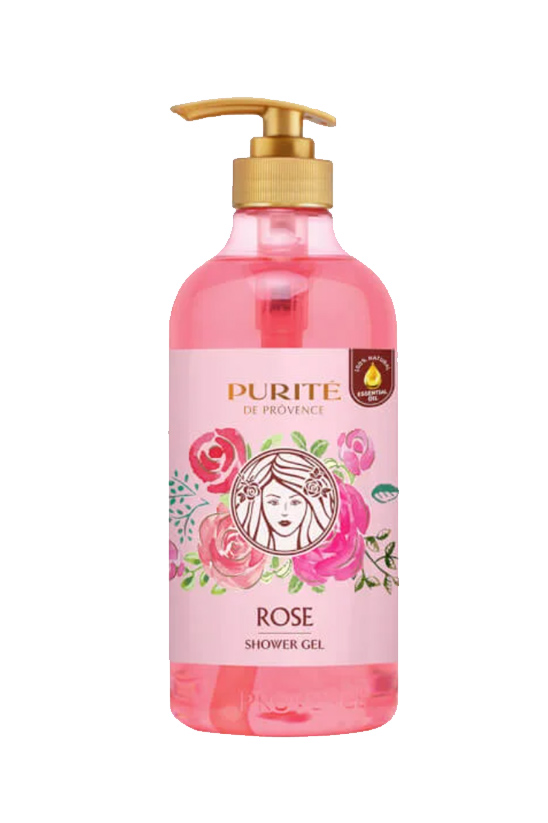 Sữa tắm Purite hoa hồng 850ml