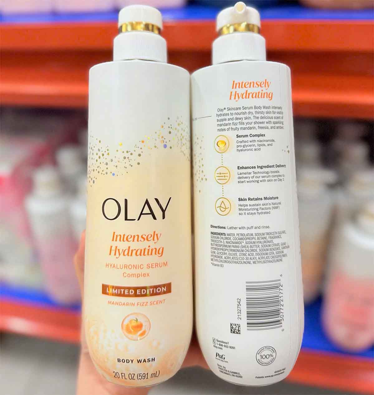 Sữa tắm olay Intensely Hydrating – Mandarin Fizz