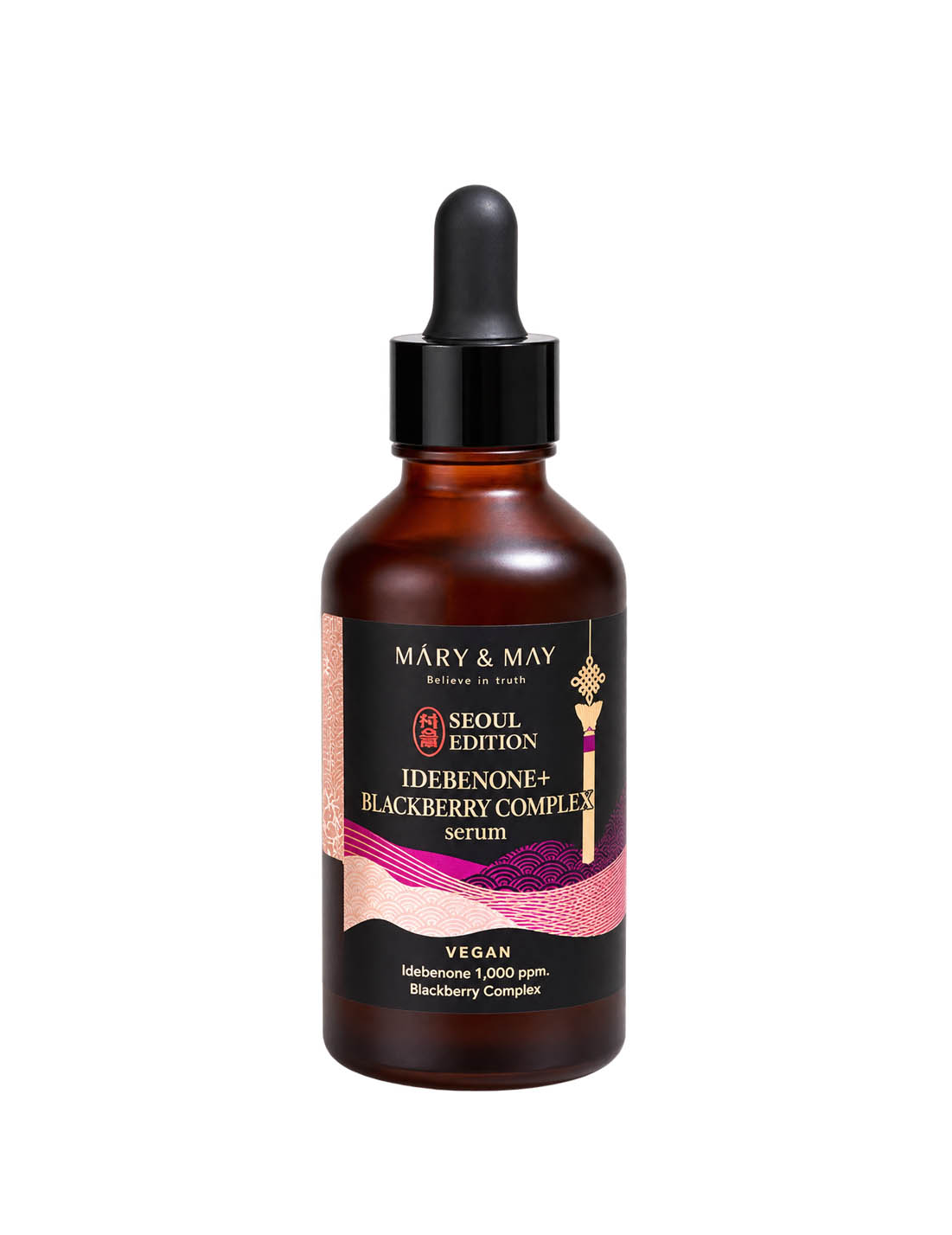 Tinh chất ngăn lão hóa Mary&May Idebenone Blackberry Complex Serum