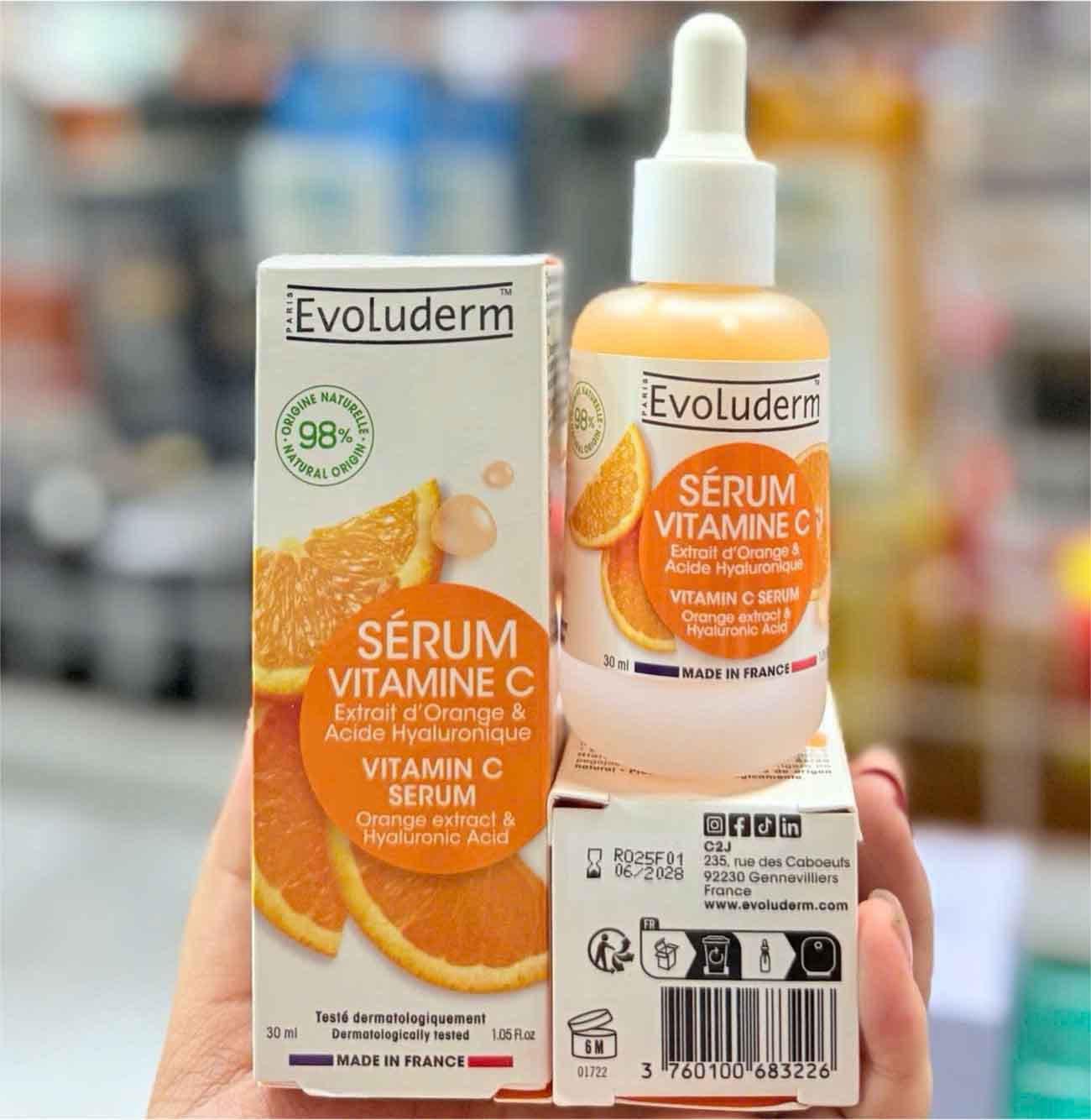 Tinh chất sáng da Evoluderm Vitamin C Serum