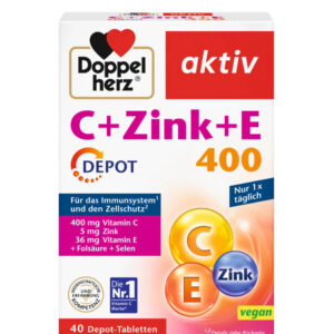 Viên uống Doppelherz C Zink E 400 Depot