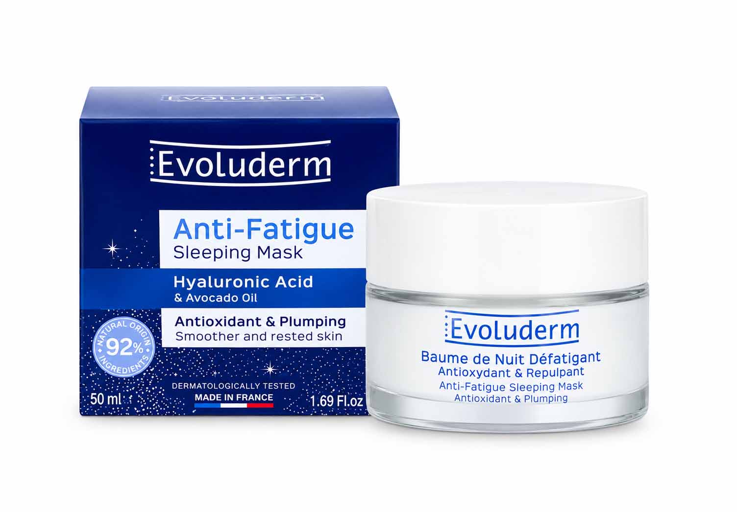 evoluderm anti fatigue sleeping mask