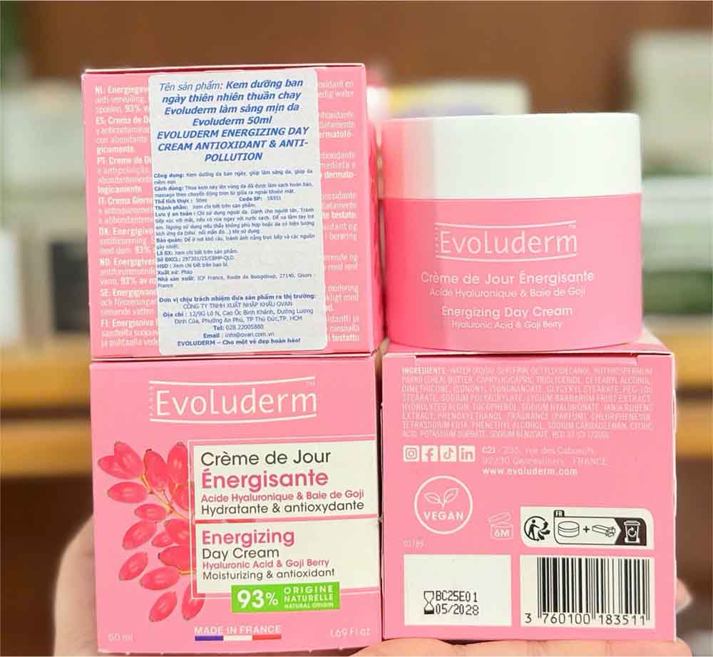 evoluderm energizing day cream