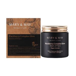 mary&may blackberry complex glow wash off pack