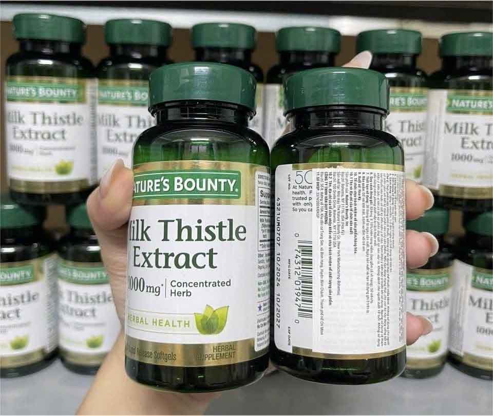 nature's bounty milk thistle extract 1000mg