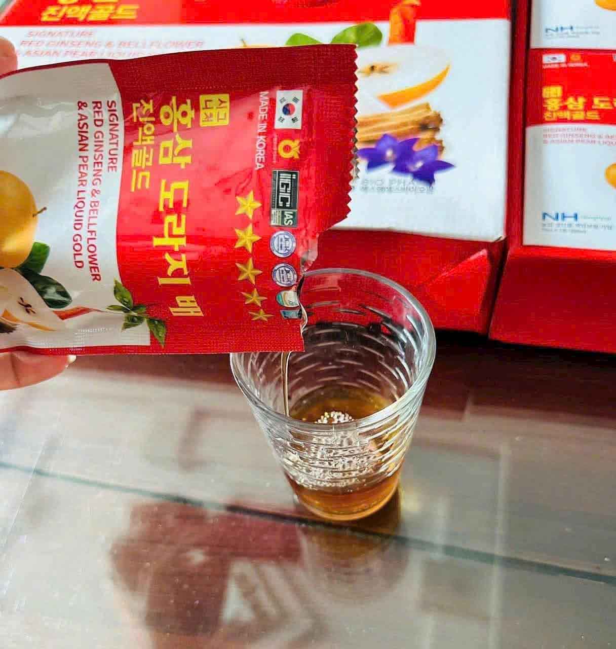 nước hồng sâm lê hoa chuông sms bio pharm