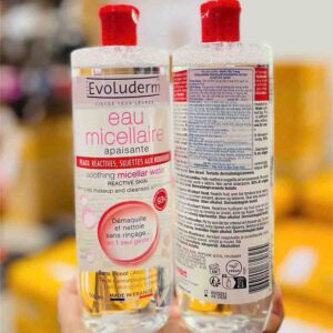 nước tẩy trang evoluderm đỏ