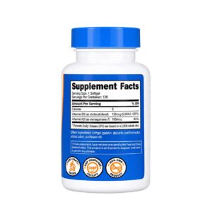 nutricost vitamin k2 d3