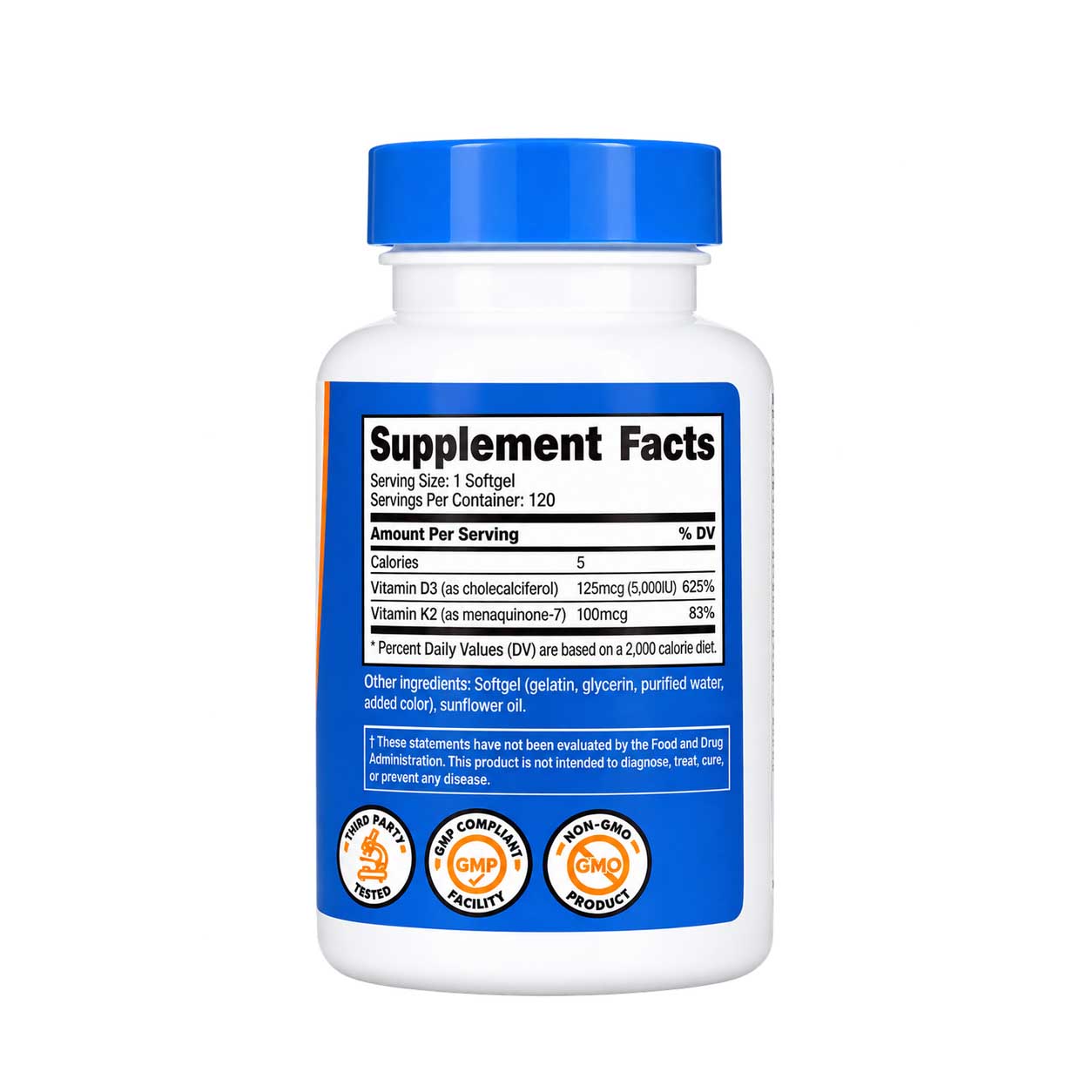 nutricost vitamin k2 d3