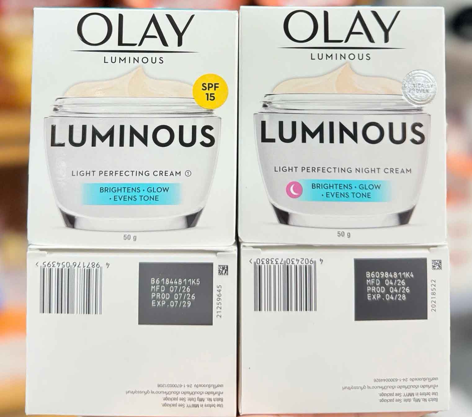 olay luminous light perfecting cream